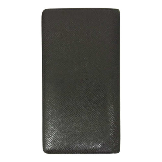 LOUIS VUITTON ルイ・ヴィトン M30394 タイガ ポルトバルール カルトクレディ 財布 ブラック系【中古】