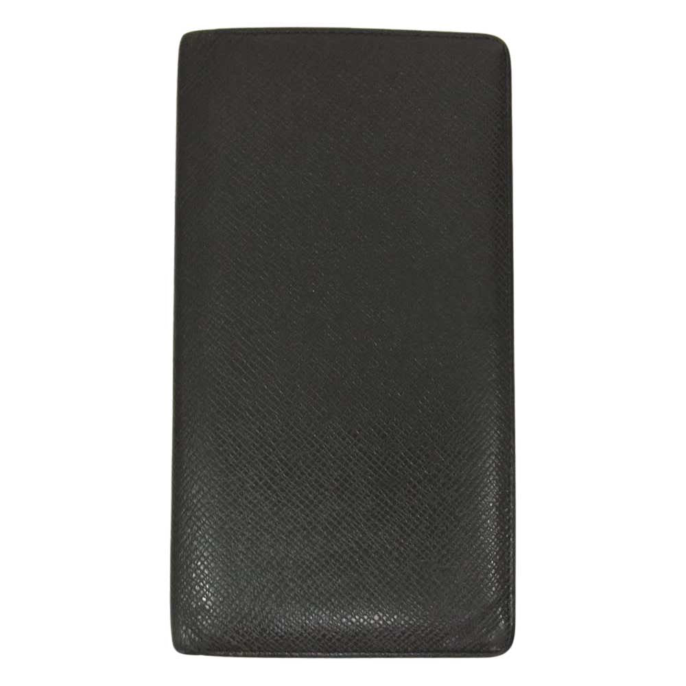 LOUIS VUITTON ルイ・ヴィトン M30394 タイガ ポルトバルール カルトクレディ 財布 ブラック系【中古】