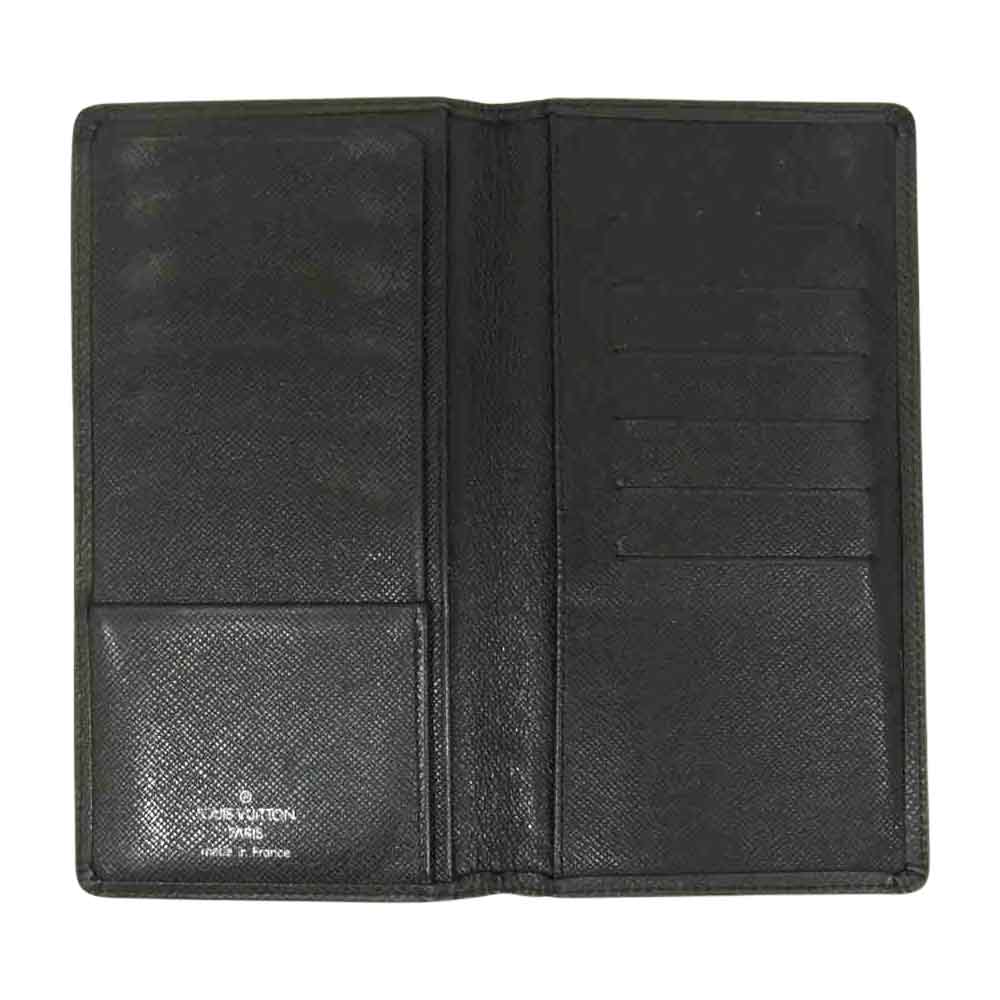 LOUIS VUITTON ルイ・ヴィトン M30394 タイガ ポルトバルール カルトクレディ 財布 ブラック系【中古】