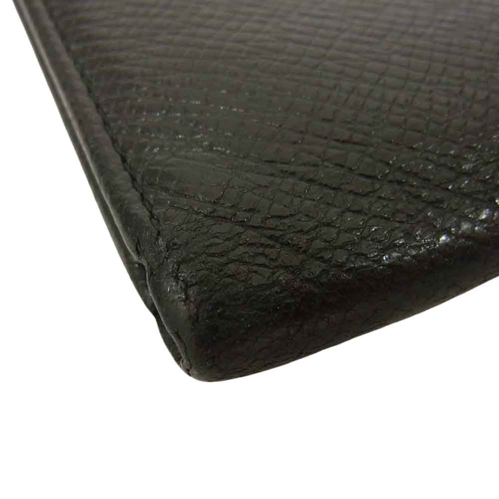 LOUIS VUITTON ルイ・ヴィトン M30394 タイガ ポルトバルール カルトクレディ 財布 ブラック系【中古】