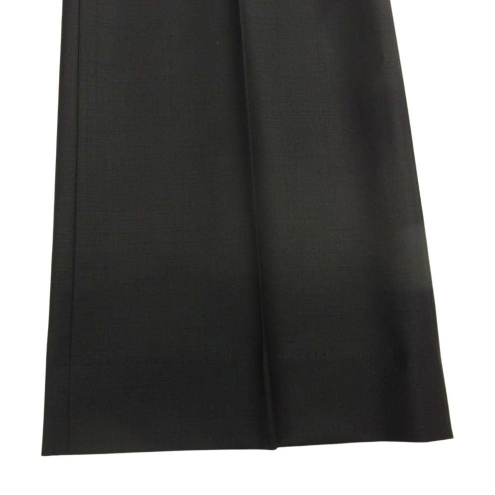 theory セオリー LUXE リュクス 03-9906422 EXECUTIVE MOIRA エグゼクティブ セミフレア ウール スラックス パンツ ブラック系 44【美品】【中古】