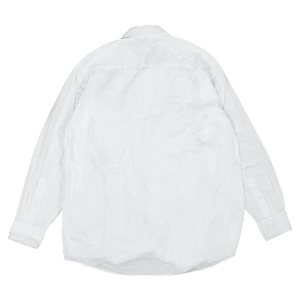 リビルドバイニードルズ RIBBON SHIRT 解体再構築 リメイク リボン シャツ ホワイト系 S【中古】