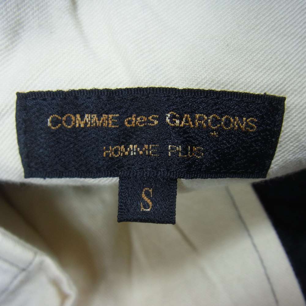 COMME des GARCONS HOMME PLUS コムデギャルソンオムプリュス AD2017 PT-P038 ポリ縮絨 テーパード イージーパンツ ブラック系 S【美品】【中古】