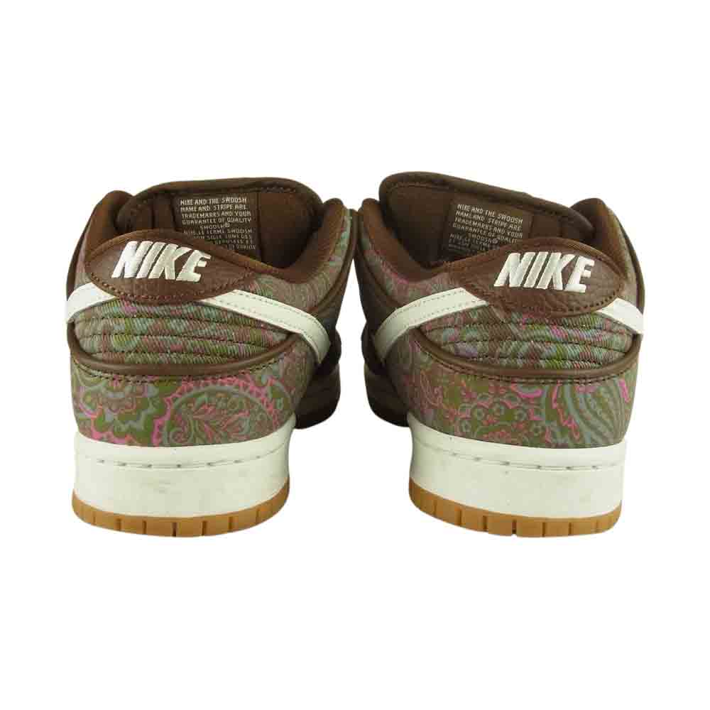 NIKE SB ナイキエスビー DH7534-200 Dunk Low PRM Brown Paisley ダンク ペイズリー ブラウン系 27㎝【中古】