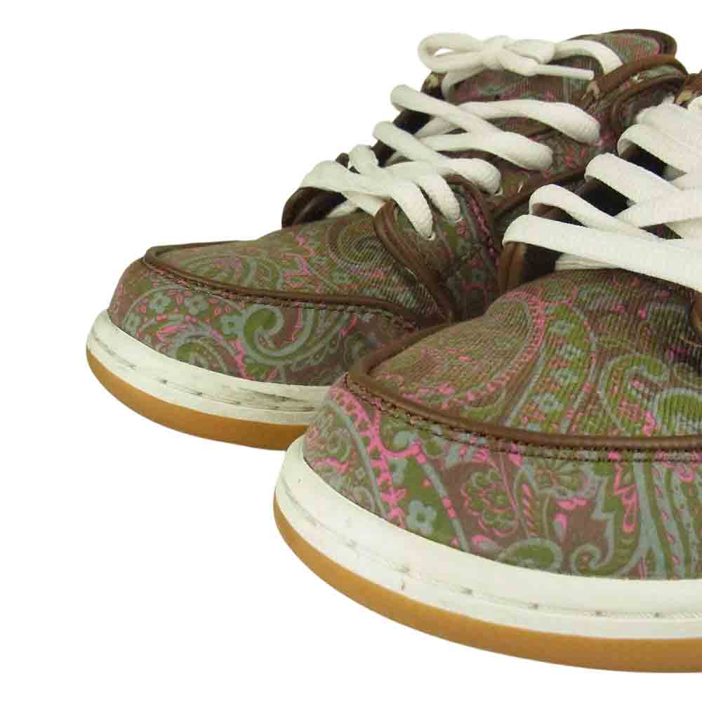 NIKE SB ナイキエスビー DH7534-200 Dunk Low PRM Brown Paisley ダンク ペイズリー ブラウン系 27㎝【中古】