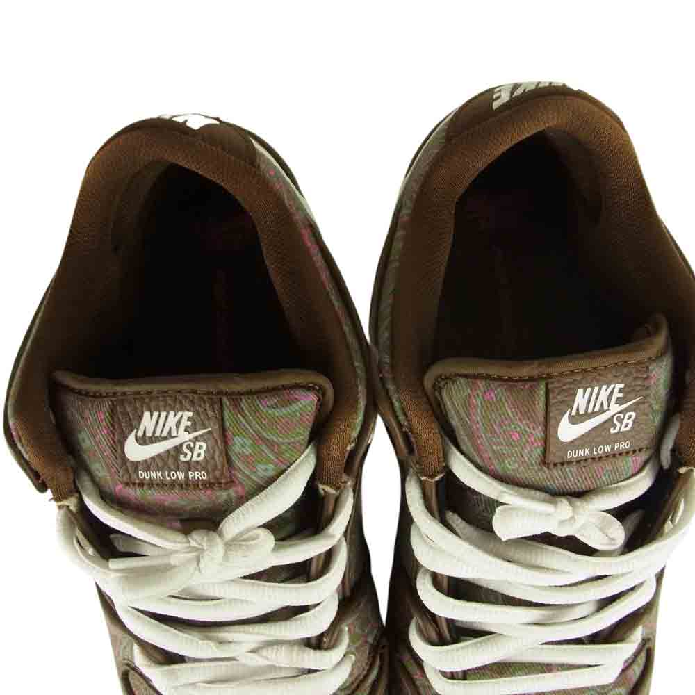NIKE SB ナイキエスビー DH7534-200 Dunk Low PRM Brown Paisley ダンク ペイズリー ブラウン系 27㎝【中古】