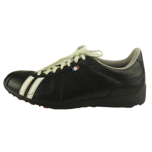 PATRICK パトリック G2231 SULLY CUP レザー シューズ スニーカー ゴルフシューズ ブラック系 43【中古】