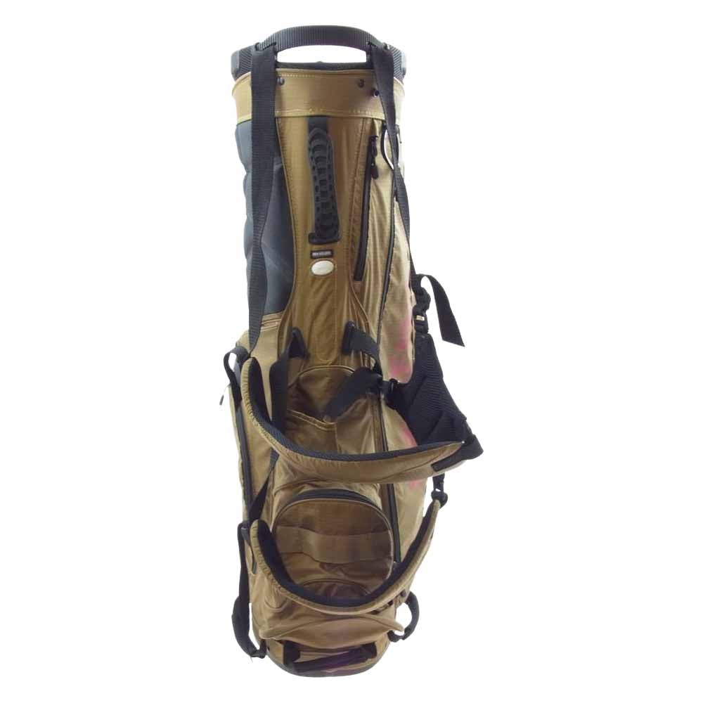 BRIEFING ブリーフィング BEAMS GOLF ビームス ゴルフ 別注 CADDIE STAND BAG COYOTE スタンド型 キャディ バッグ コヨーテ ブラウン系【中古】