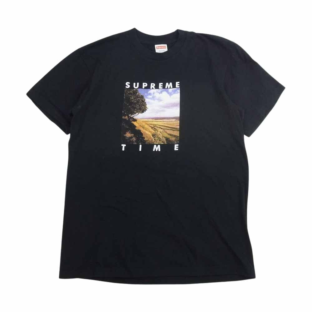 Supreme シュプリーム 20SS Time Tee タイム フォト プリント 半袖 Tシャツ ブラック系 S【中古】
