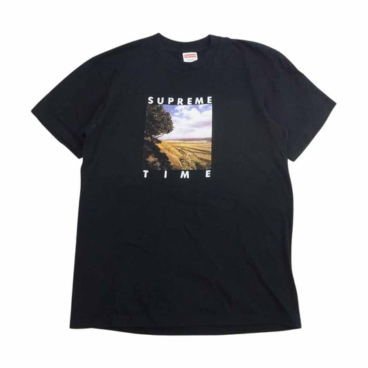 Supreme シュプリーム 20SS Time Tee タイム フォト プリント 半袖 Tシャツ ブラック系 S【中古】