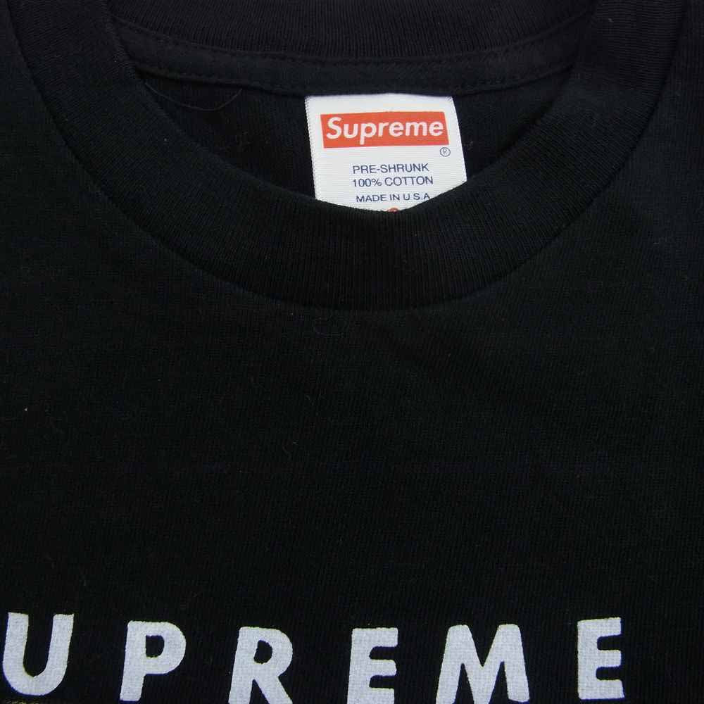 Supreme シュプリーム 20SS Time Tee タイム フォト プリント 半袖 Tシャツ ブラック系 S【中古】
