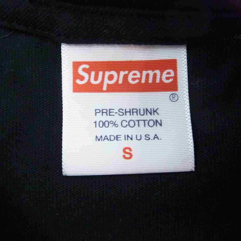 Supreme シュプリーム 20SS Time Tee タイム フォト プリント 半袖 Tシャツ ブラック系 S【中古】