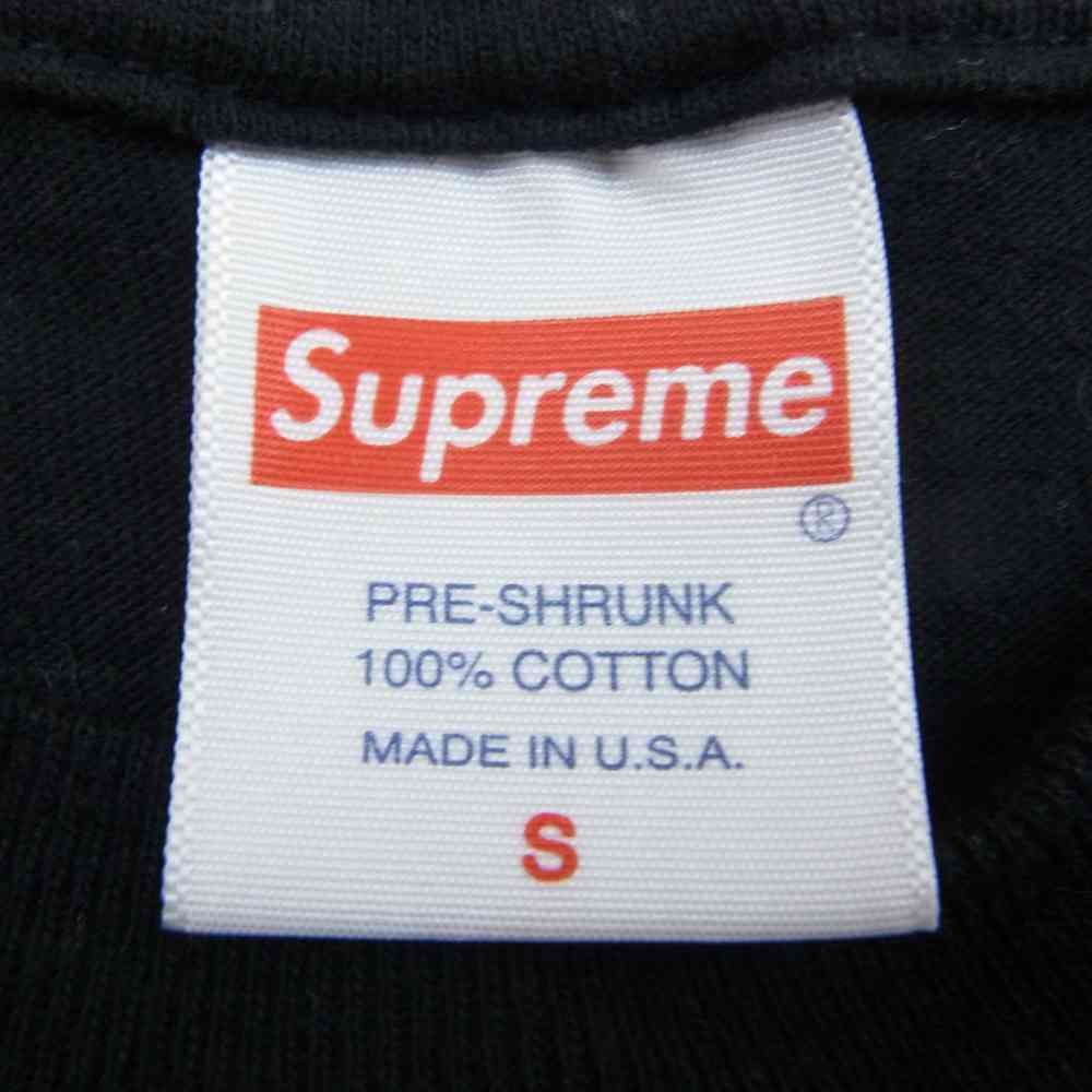Supreme シュプリーム 21AW Est.1994 Tee プリント 半袖 Tシャツ ブラック系 S【中古】
