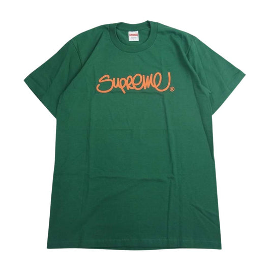 Supreme シュプリーム 22SS Handstyle Tee ハンドスタイル 半袖 Tシャツ グリーン系【新古品】【未使用】【中古】