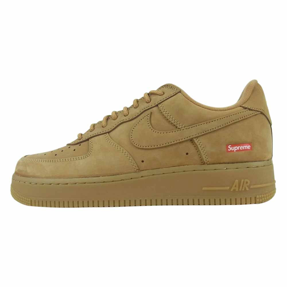 Supreme シュプリーム 21AW DN1555-200 NIKE ナイキ AIR FORCE 1 Low Flax Wheat エア フォース ワンロー フラックス ウィート スニーカー ブラウン系 26.5cm【新古品】【未使用】【中古】