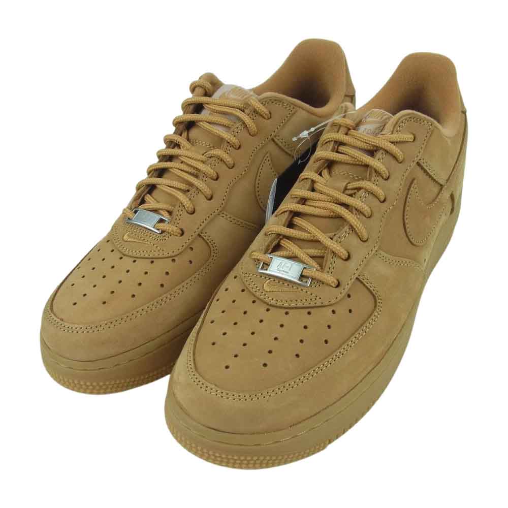 Supreme シュプリーム 21AW DN1555-200 NIKE ナイキ AIR FORCE 1 Low Flax Wheat エア フォース ワンロー フラックス ウィート スニーカー ブラウン系 26.5cm【新古品】【未使用】【中古】