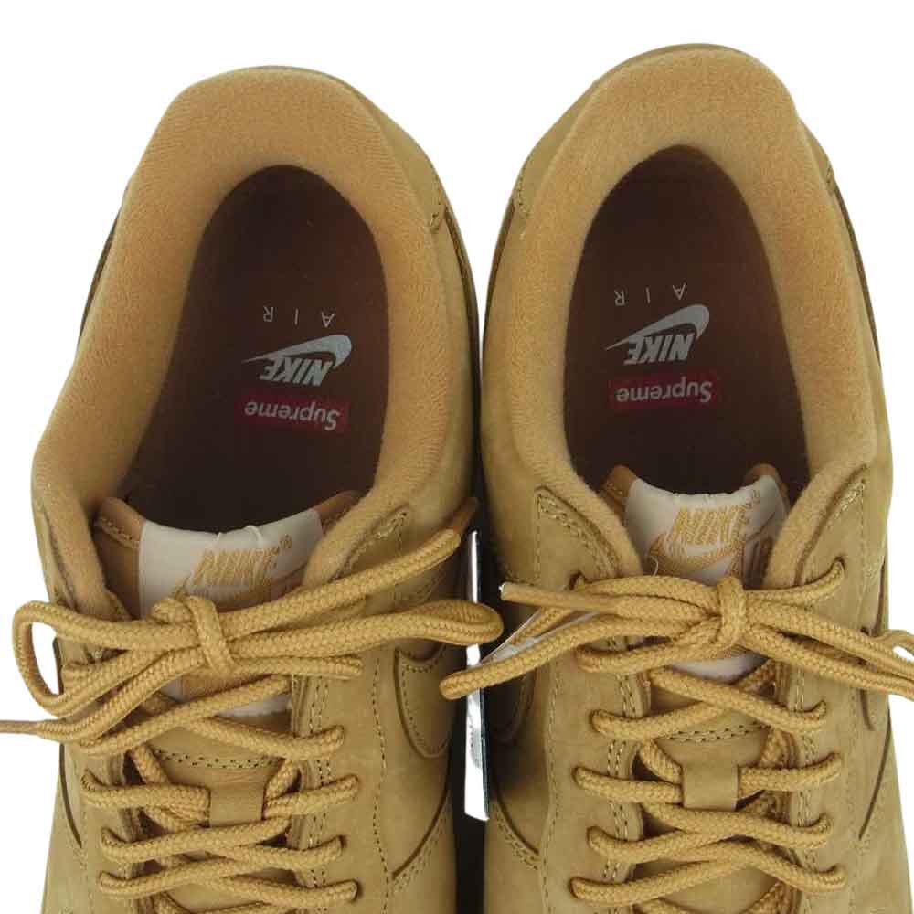 Supreme シュプリーム 21AW DN1555-200 NIKE ナイキ AIR FORCE 1 Low Flax Wheat エア フォース ワンロー フラックス ウィート スニーカー ブラウン系 26.5cm【新古品】【未使用】【中古】