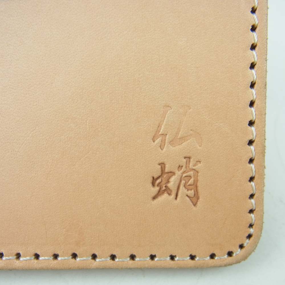 KAWATAKO カワタコ 革蛸 KTSWTC-008 革蛸謹製 フラップ コインケース TYPE-C- 仏蛸 日本製 ベージュ系【中古】