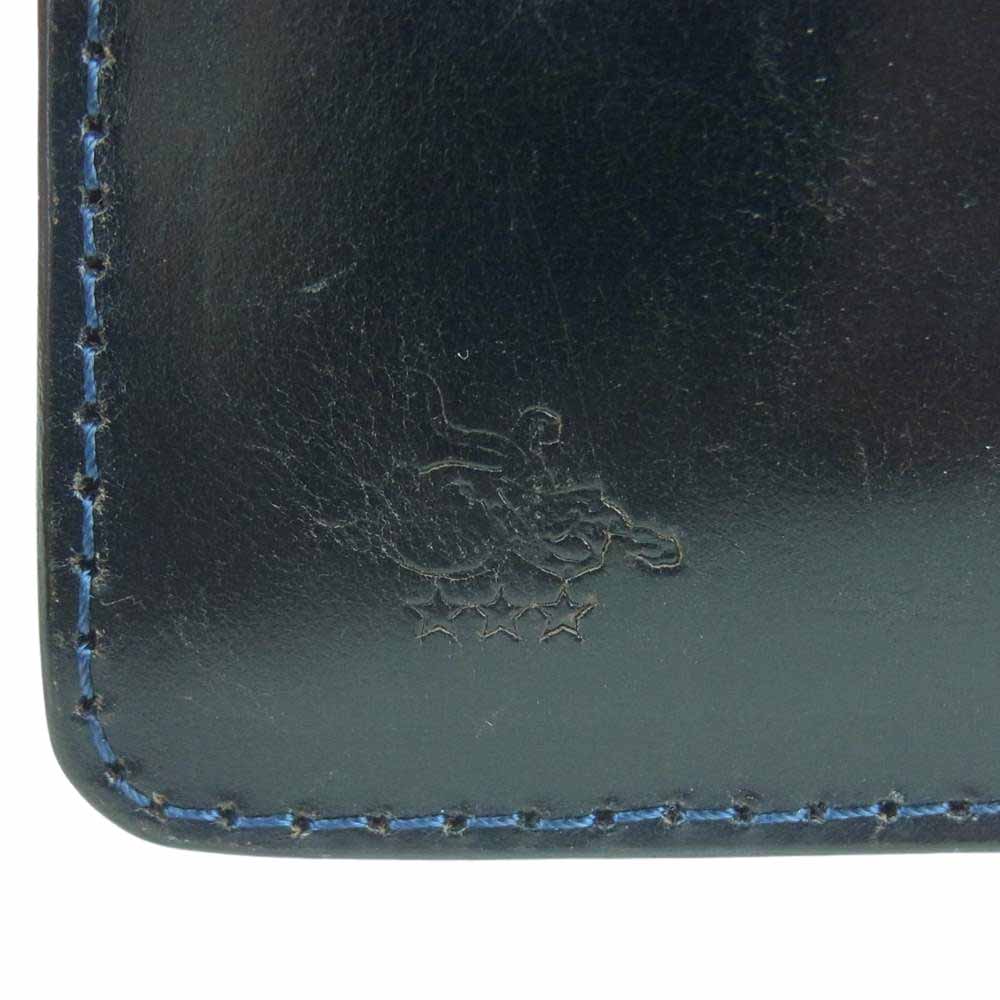 KAWATAKO カワタコ 革蛸 KTSSW-002 KAWATAKO☆SPRIT ブライドル レザー L字型 ウォレット 財布 コインケース ダークネイビー系【中古】