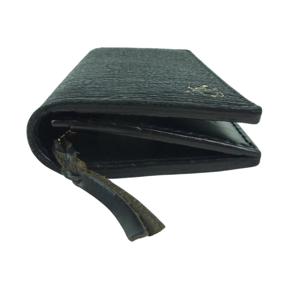 KAWATAKO カワタコ 革蛸 革蛸謹製 匠 PREMIUM シャークスキン ロングウォレット 長財布 ブラック系【中古】