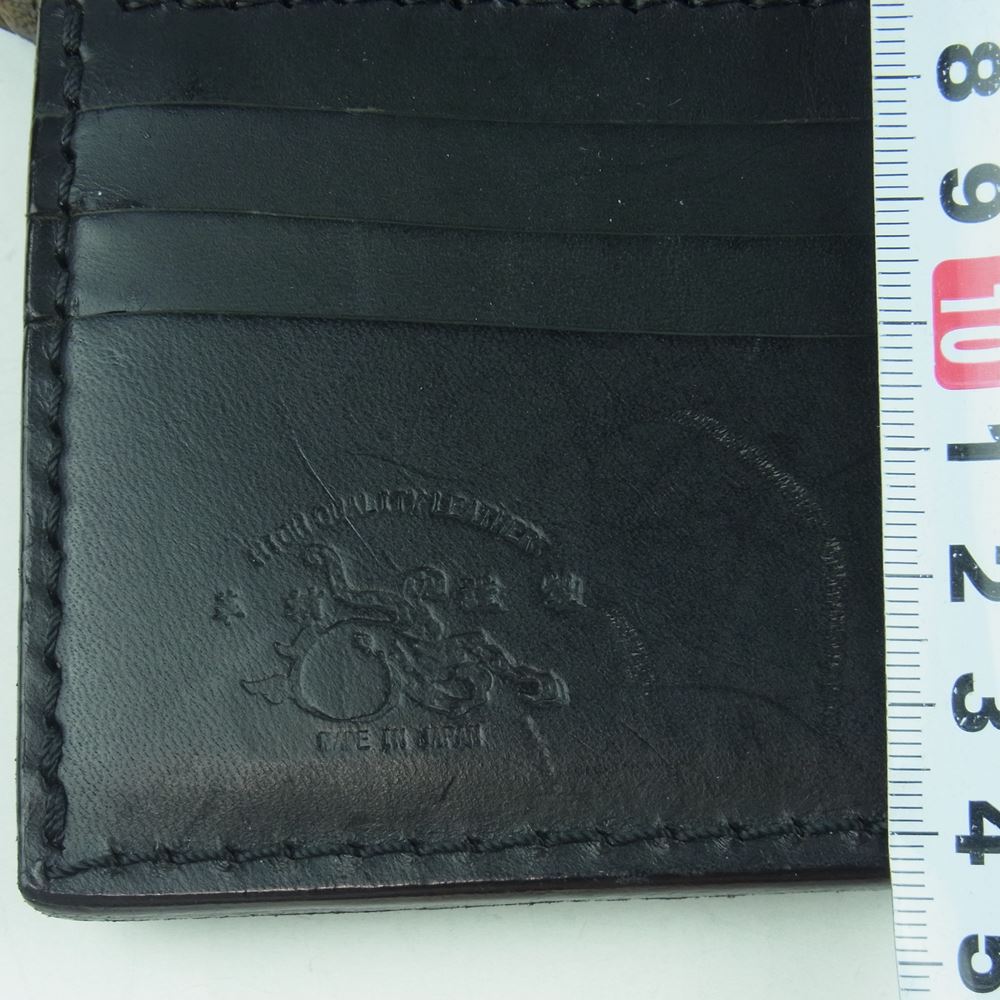 KAWATAKO カワタコ 革蛸 革蛸謹製 匠 PREMIUM シャークスキン ロングウォレット 長財布 ブラック系【中古】