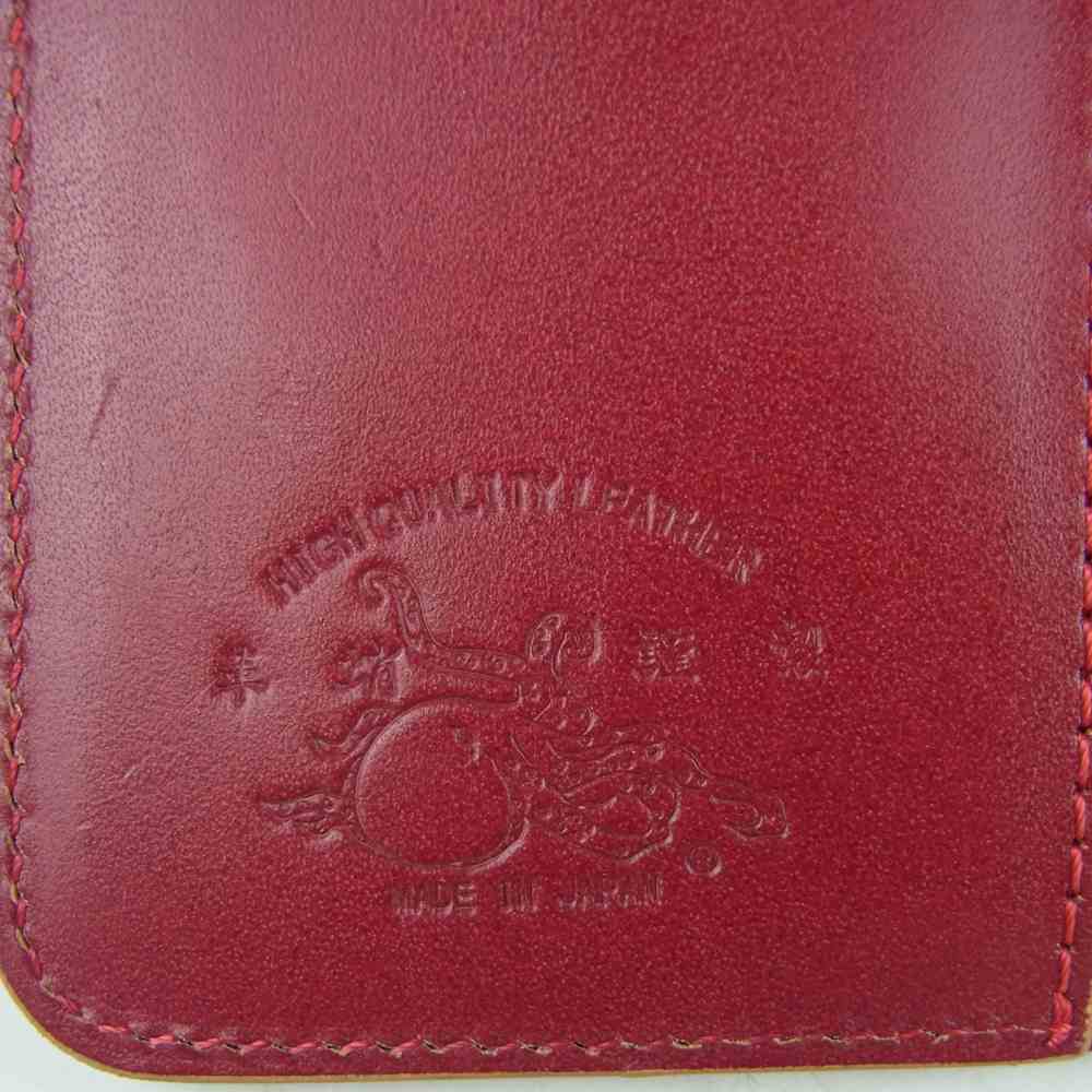KAWATAKO カワタコ 革蛸 革蛸謹製 台形 ロングウォレット 長財布 真蛸 日本製 レッド系【中古】