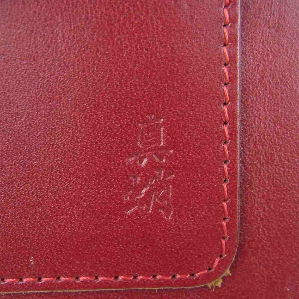 KAWATAKO カワタコ 革蛸 革蛸謹製 台形 ロングウォレット 長財布 真蛸 日本製 レッド系【中古】