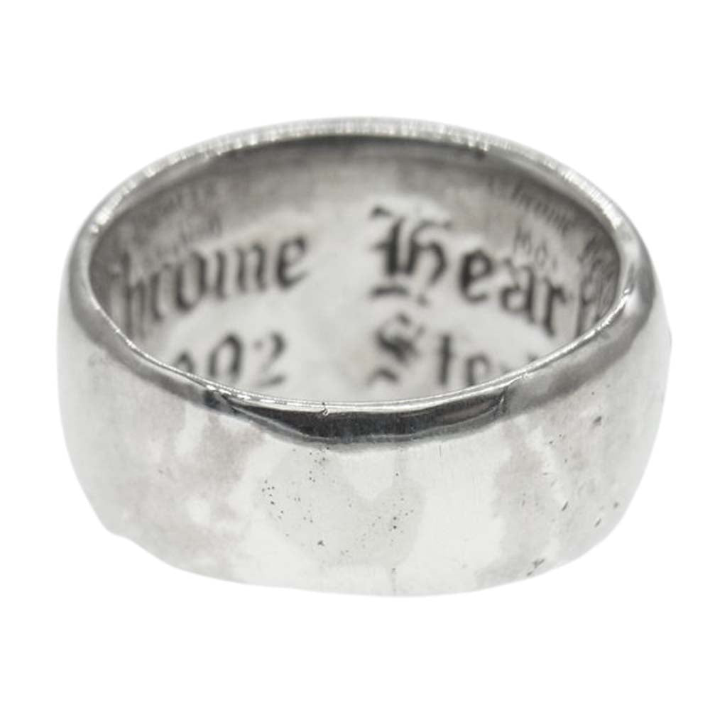 CHROME HEARTS クロムハーツ（原本無） FLRL CRS フローラル クロス リング シルバー系 18号【中古】