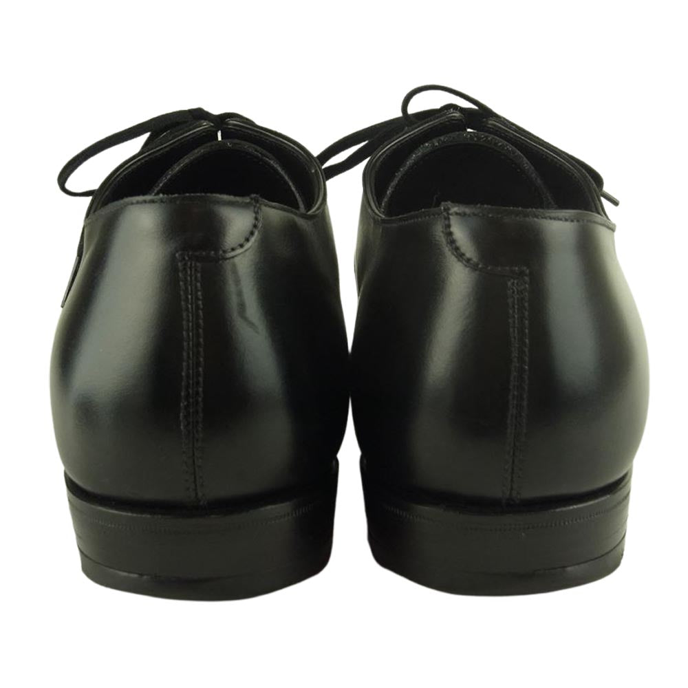CROCKETT&JONES クロケットアンドジョーンズ BELGRAVE3 ベルグレイブ 25902 ハンドグレードライン パンチド キャップ トゥ シューズ ブラック系 8.5【中古】