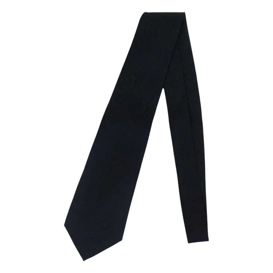 COMME des GARCONS コムデギャルソン JUNYA WATANABE MAN ジュンヤワタナベ WP-K405 ペイズリー柄 ネクタイ ブラック系【美品】【中古】