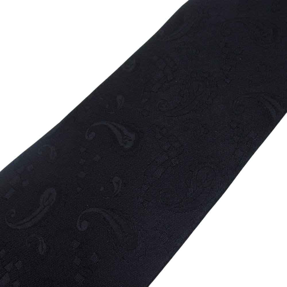 COMME des GARCONS コムデギャルソン JUNYA WATANABE MAN ジュンヤワタナベ WP-K405 ペイズリー柄 ネクタイ ブラック系【美品】【中古】