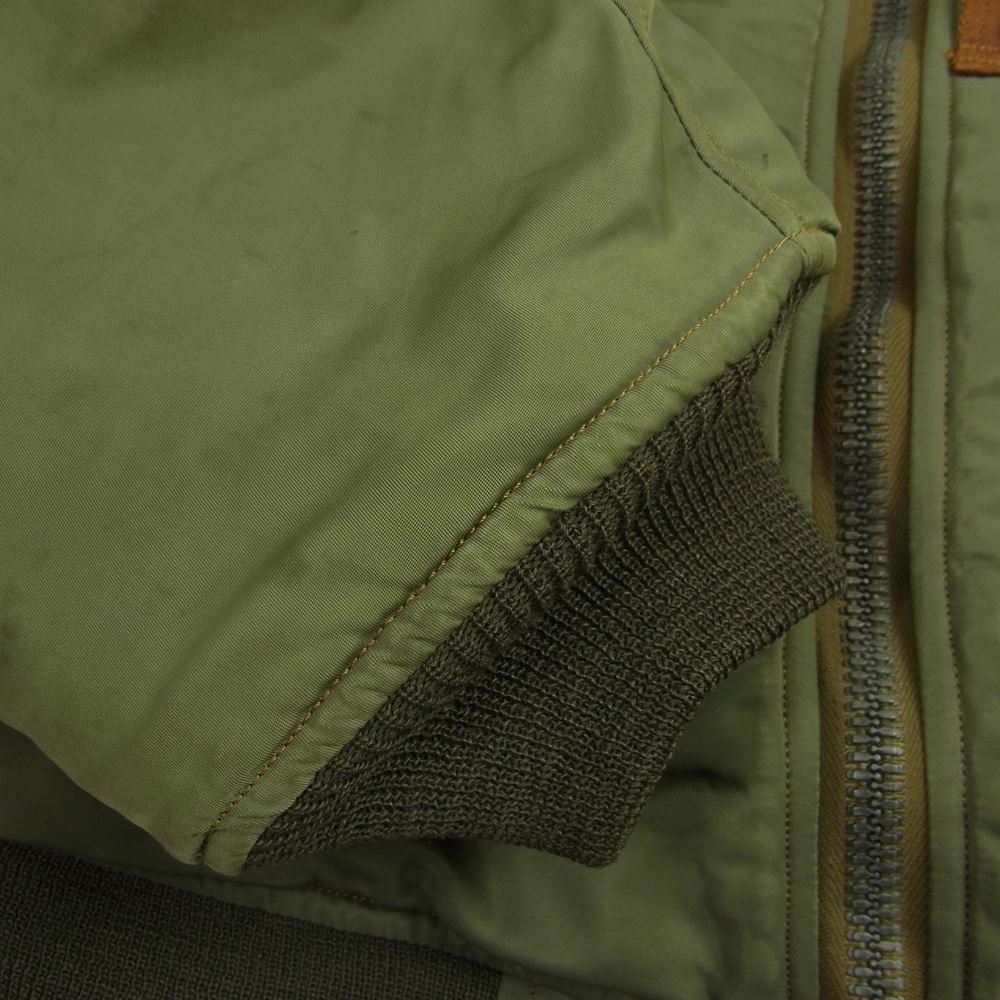Buzz Rickson's バズリクソンズ M13411 M品番 8310-485900-461 MA-1 ミリタリー フライト ジャケット カーキ系 XL【中古】