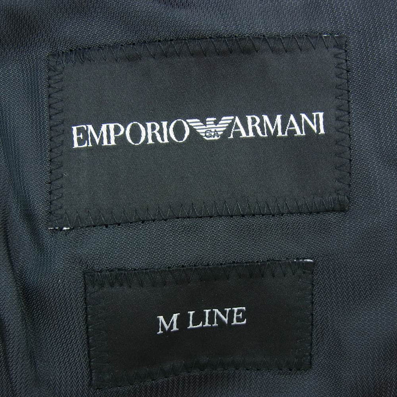 Emporio Armani エンポリオ・アルマーニ スーツ セットアップ 総柄 ダークネイビー系 44【中古】