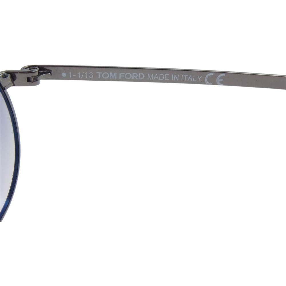 TOM FORD トムフォード TF-0144-08B Marko グラデーションブラウン ティアドロップ ブラック  ブラック系【中古】