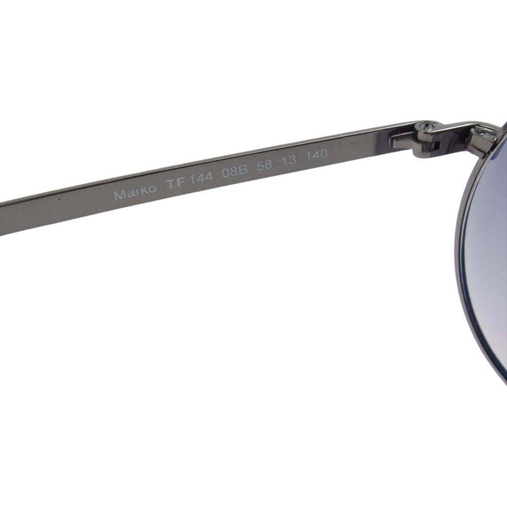 TOM FORD トムフォード TF-0144-08B Marko グラデーションブラウン ティアドロップ ブラック  ブラック系【中古】