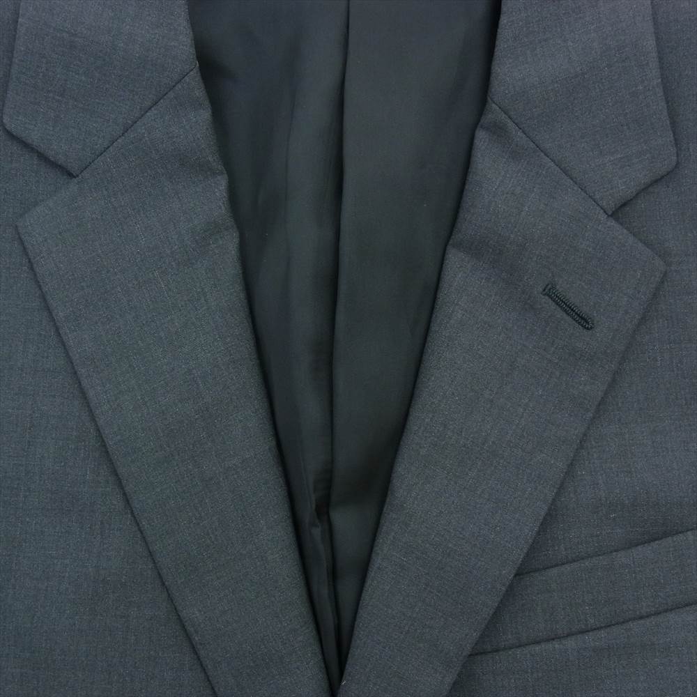 PRADA プラダ スーツ セットアップ テーラード ジャケット シングル パンツ スラックス グレー 46R【中古】