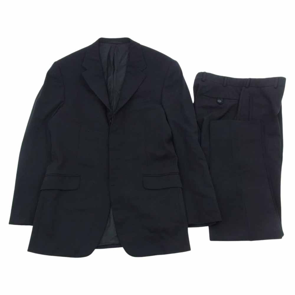 PRADA プラダ 3B スーツ セットアップ シングル ブラック ブラック系 46【中古】