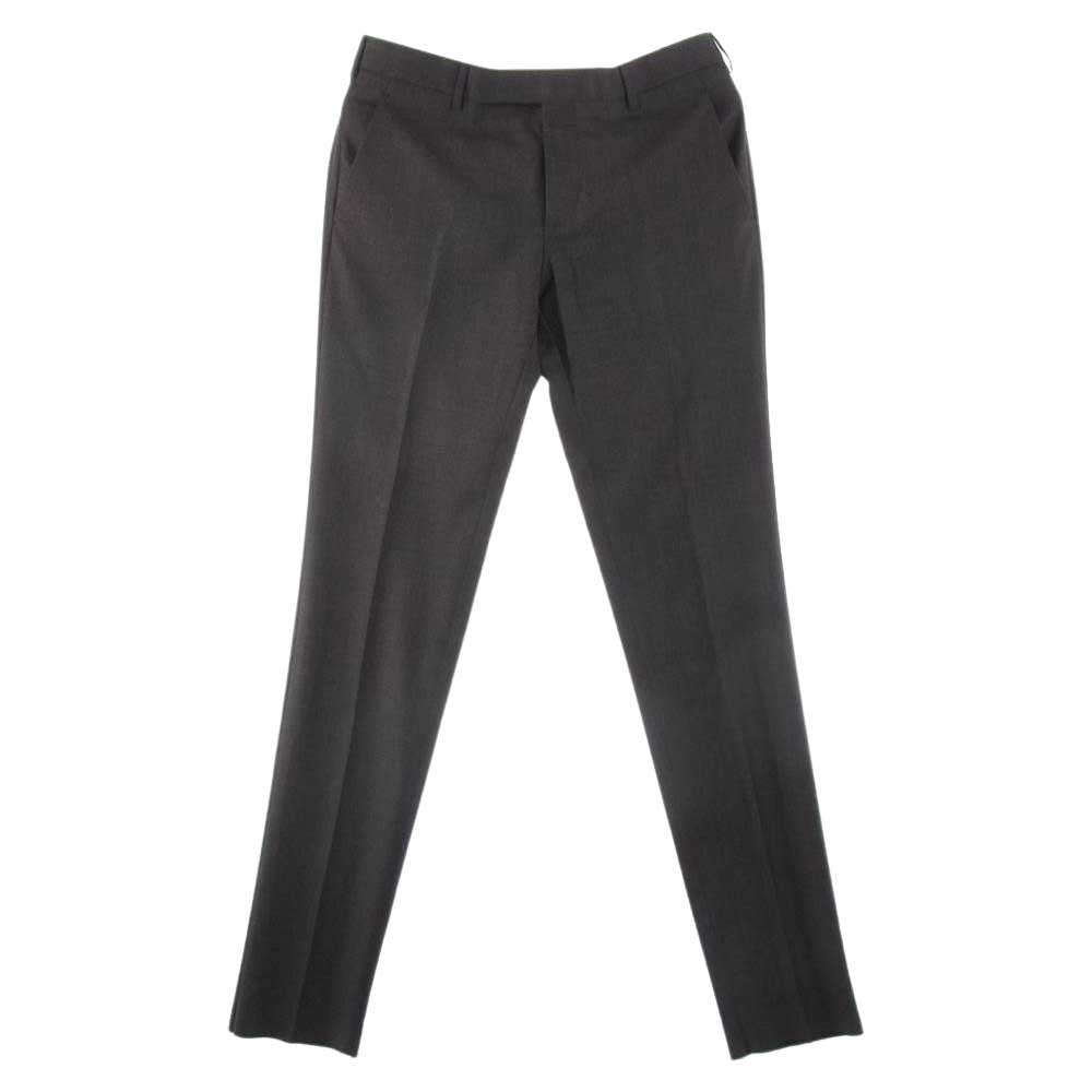 PRADA プラダ 2B スーツ セットアップ シングル ブラウン ダークブラウン系 46R【中古】