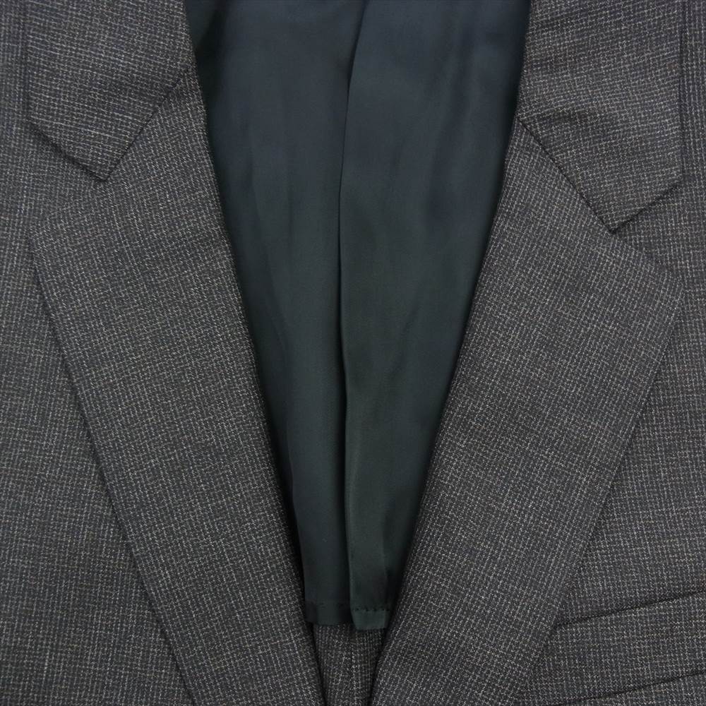 PRADA プラダ 2B スーツ セットアップ シングル ブラウン ダークブラウン系 46R【中古】