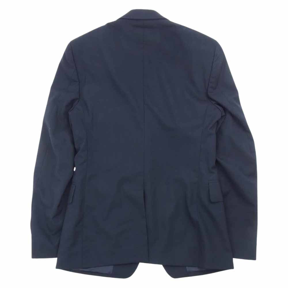 PRADA プラダ スーツ セットアップ テーラード ジャケット シングル パンツ スラックス ネイビー ダークネイビー系 46R【中古】