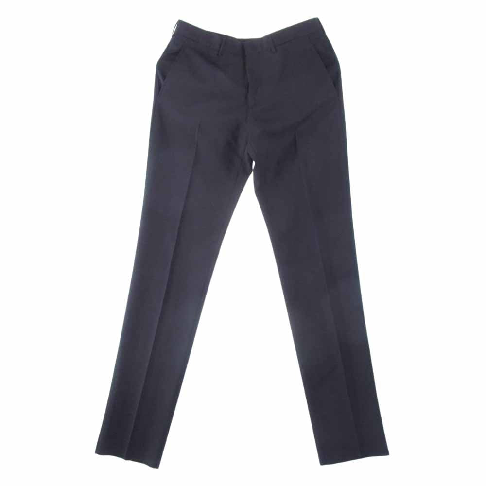 PRADA プラダ スーツ セットアップ テーラード ジャケット シングル パンツ スラックス ネイビー ダークネイビー系 46R【中古】