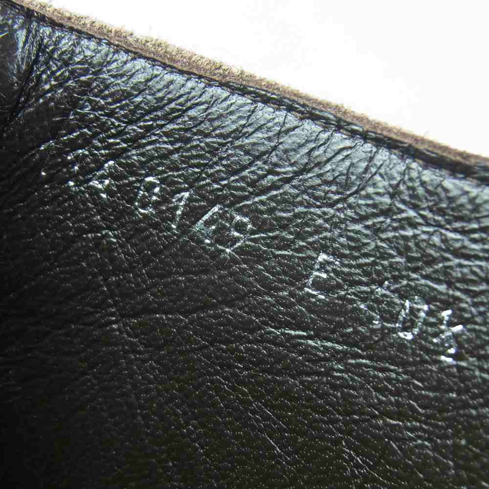 GUCCI グッチ 114 0149 ガラス レザー レース アップ ブーツ イタリア製 40.5 E【中古】