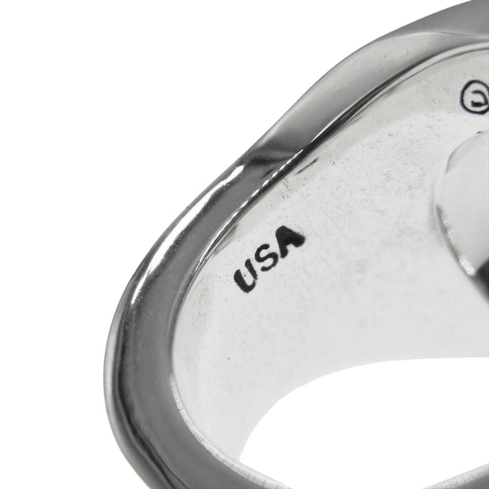 TENDERLOIN テンダーロイン T-H.S RING SILVER ホースシュー ダイヤ リング シルバー シルバー系 14号【中古】