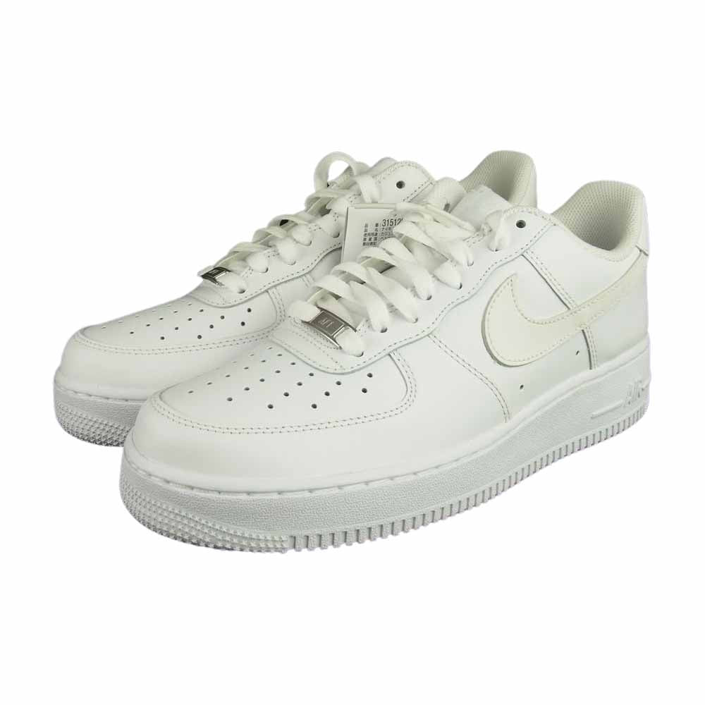 NIKE ナイキ 315122-111 AIR FORCE 1 07 エアフォース スニーカー ホワイト系 27㎝【新古品】【未使用】【中古】