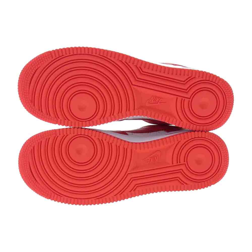 LOUIS VUITTON ルイ・ヴィトン NIKE AIR FORCE 1 LOW ナイキ エアフォース モノグラム レザー ローカット スニーカー ホワイト×レッド US6.5/24.5cm【新古品】【未使用】【中古】