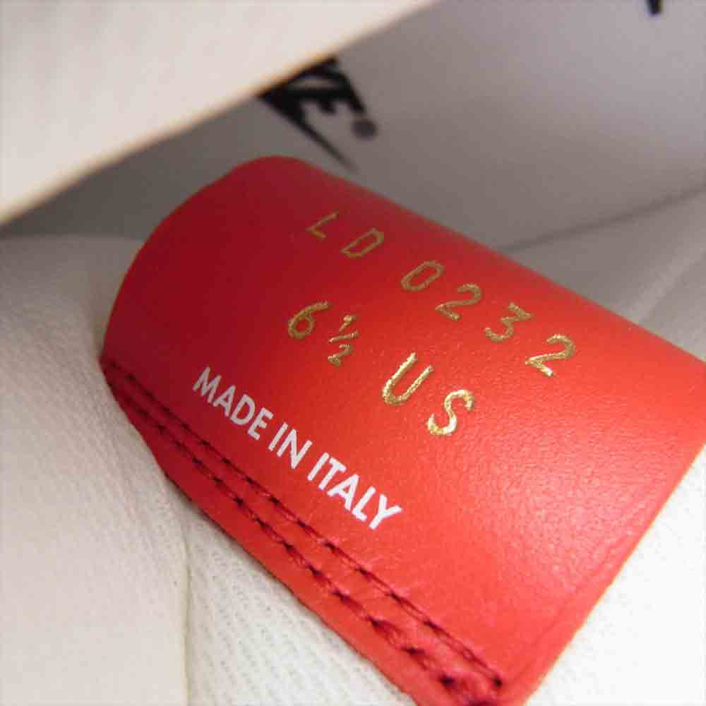 LOUIS VUITTON ルイ・ヴィトン NIKE AIR FORCE 1 LOW ナイキ エアフォース モノグラム レザー ローカット スニーカー ホワイト×レッド US6.5/24.5cm【新古品】【未使用】【中古】