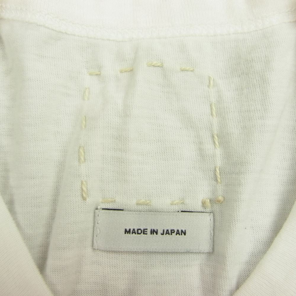 VISVIM ビズビム 16SS 0116105010005 D.SCOOP HENLEY S/S ヘンリー 半袖 Tシャツ ホワイト系 2【美品】【中古】