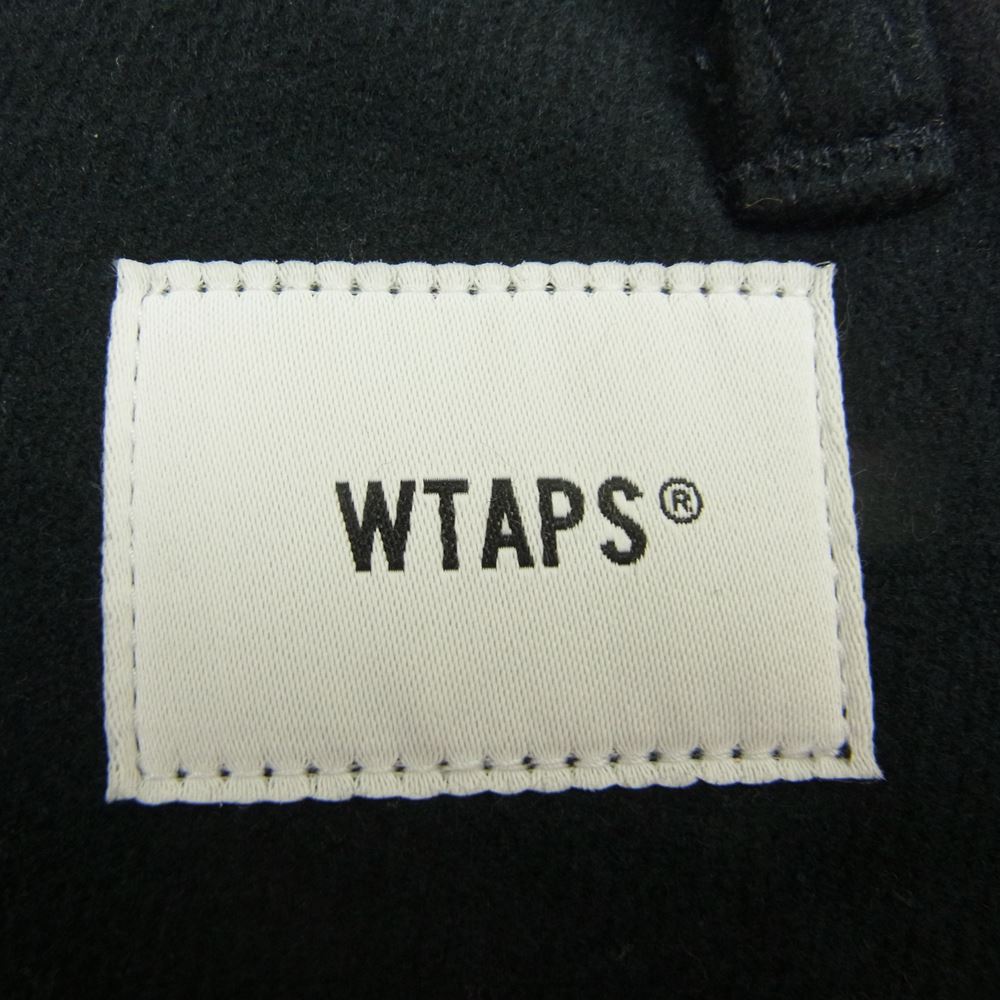 WTAPS ダブルタップス 20AW 202WVDT-PTM03 TUCK TROUSERS COTTON FLANNEL タック トラウザーズ コットン フランネル パンツ ネイビー系 S【中古】