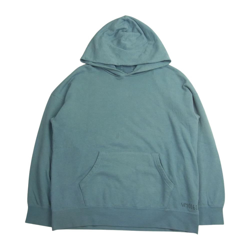 VISVIM ビズビム 18AW 0118205010037 JUMBO HOODIE P.O NUMBERING ジャンボ フーディー プルオーバー パーカー ブルー系 2【中古】
