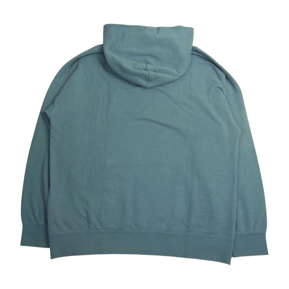 VISVIM ビズビム 18AW 0118205010037 JUMBO HOODIE P.O NUMBERING ジャンボ フーディー プルオーバー パーカー ブルー系 2【中古】